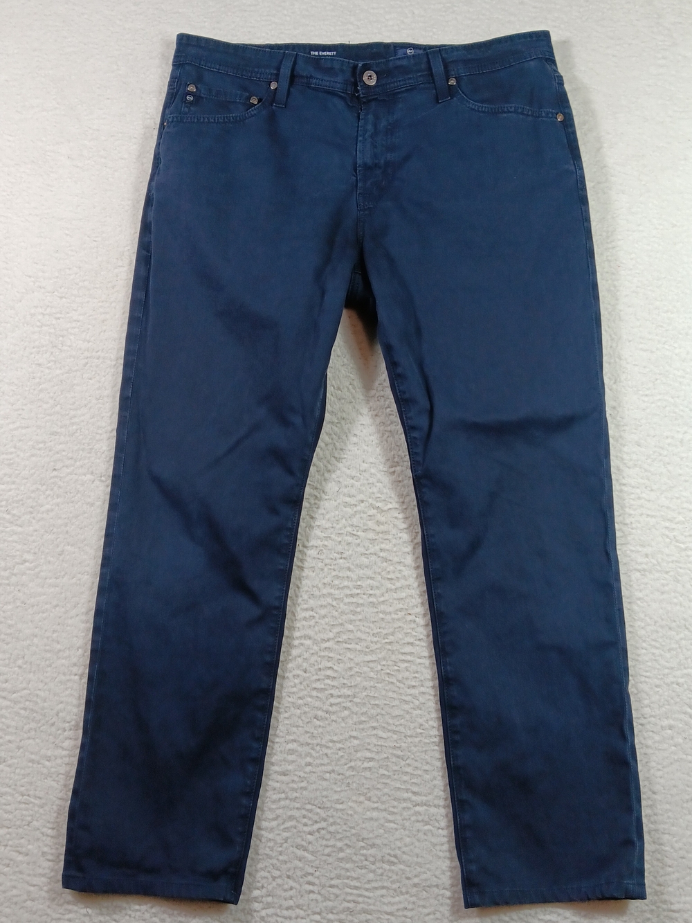 AG Adriano Goldschmied Jeans Mens 36x32 Blue The Everett Slim Straight Stretch